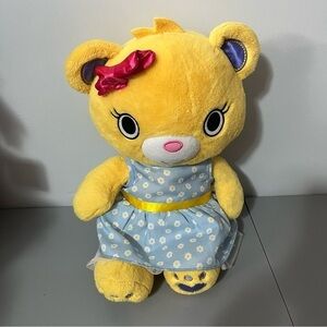 Build A Bear BAB Bernice Bear Kabu Kawaii Plush Yellow 2018